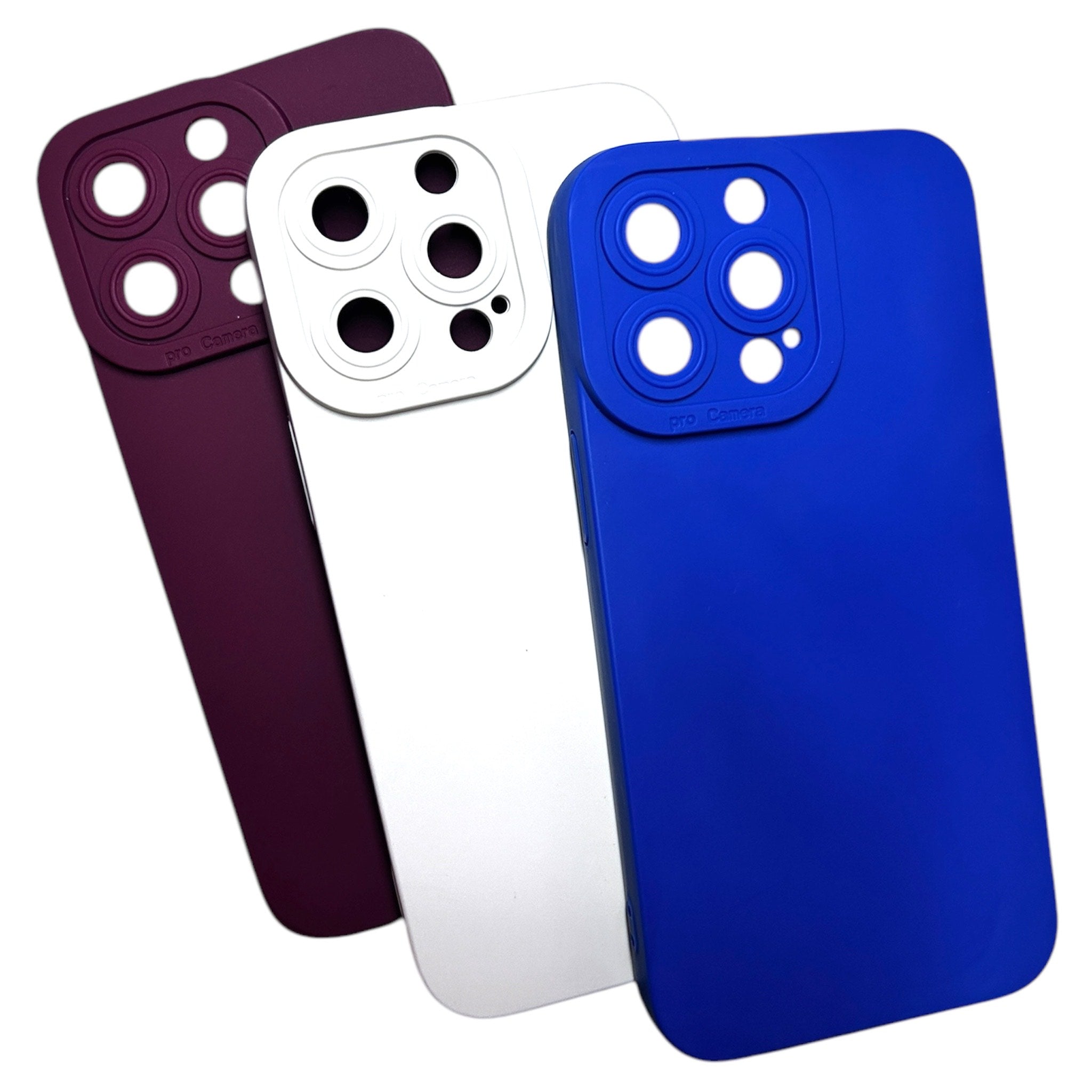 Offerta 3x1: Cover in Silicone per iPhone 13 Pro