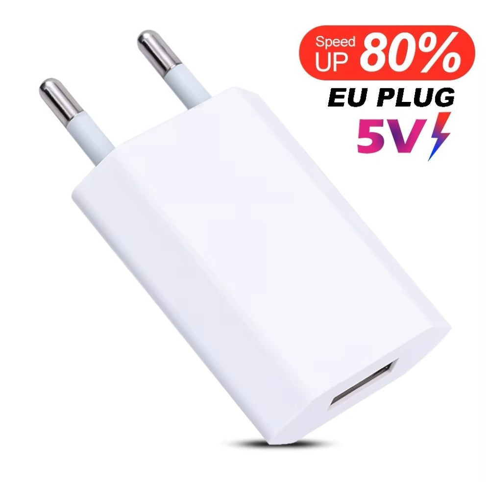 Caricabatterie USB Universale per iPhone, Samsung, Xiaomi e Huawei